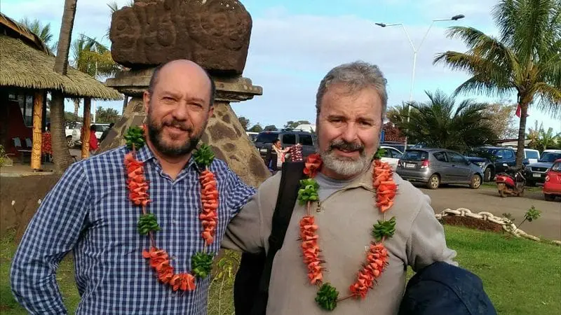 Fotógrafo Wanderley Mattos juntamente o jornalista Paulo Atzingen 