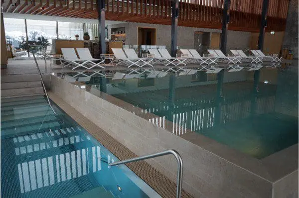 Sala de tratamento do spa