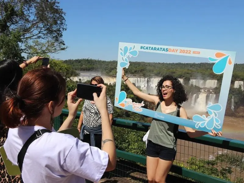 Visitante no Cataratas Day (Fotos Christian Rizzi - PMFI)