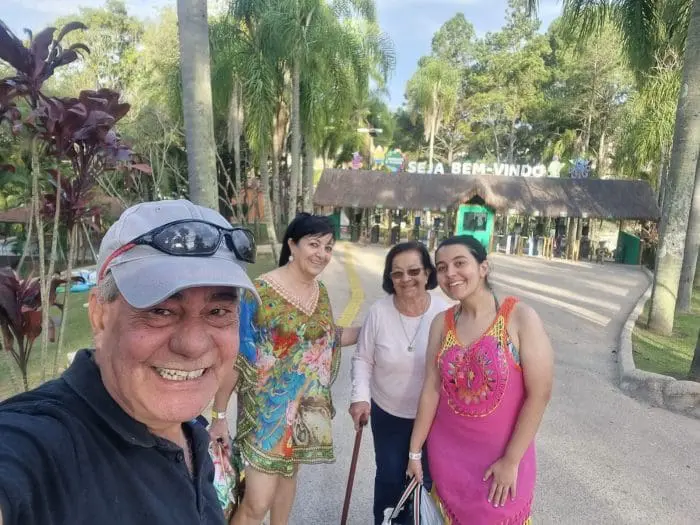 Amamos o nosso passeio em família no Thermas da Mata 