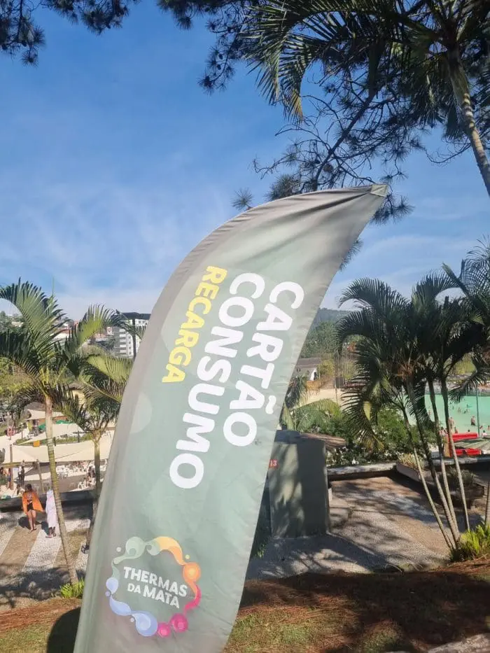 Ponto de recarga do cartão de consumo 