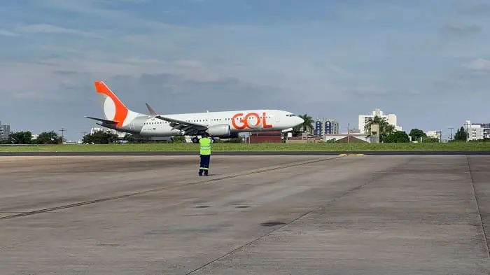 Avião da GOL (Crédito: GOL - divulgação) 