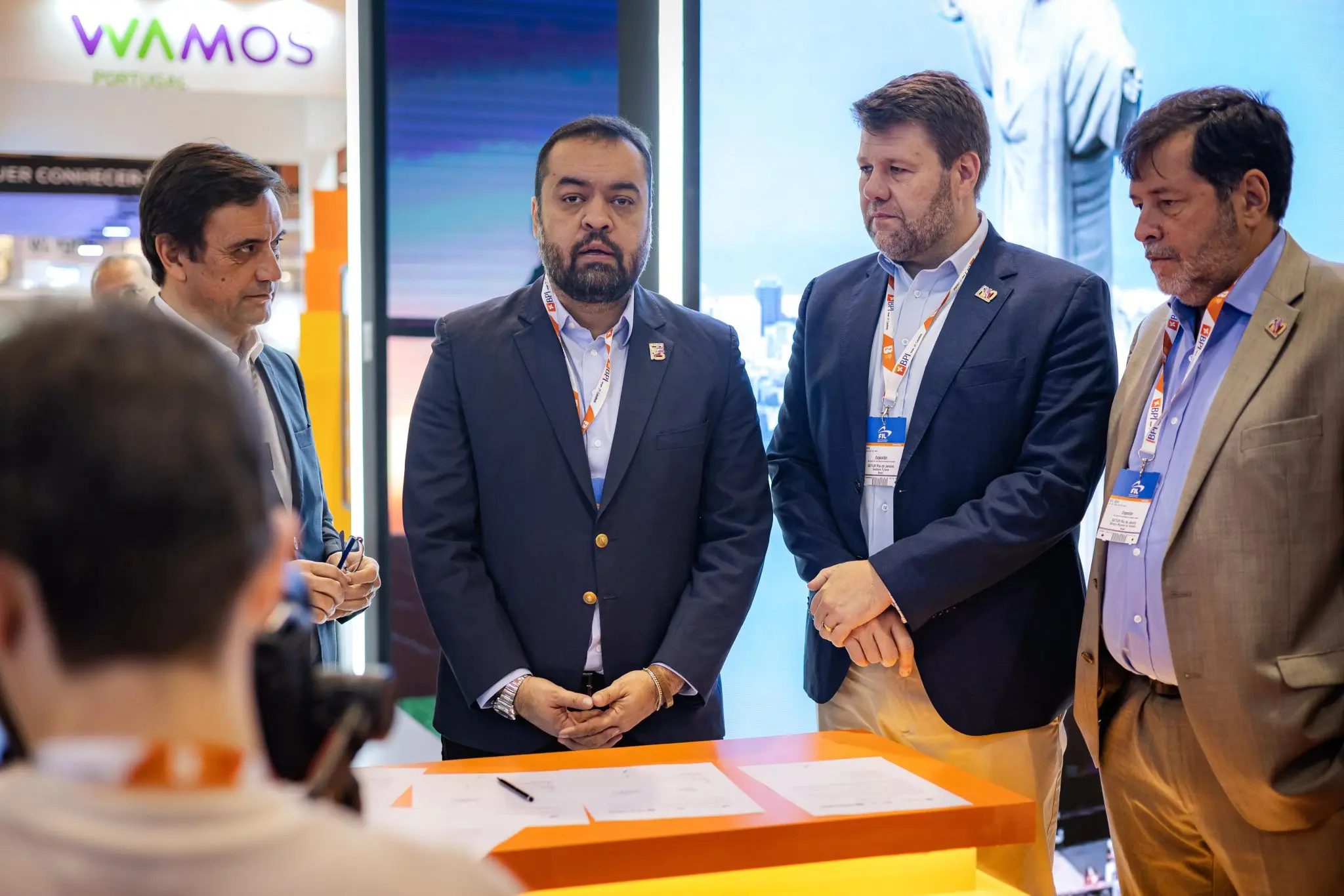O Governador Cláudio Castro participou da assinatura do Termo_Crédito Ascom Setur-RJ