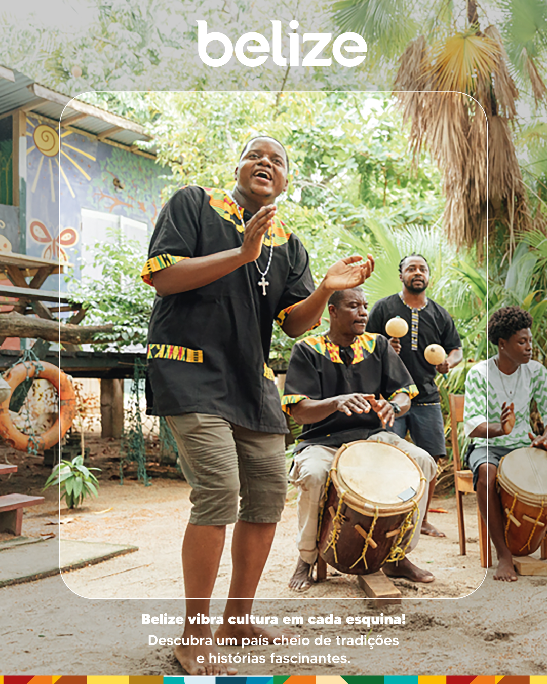 Música e tradição: artistas de Belize celebram a cultura local com ritmos caribenhos - Foto: divulgação 