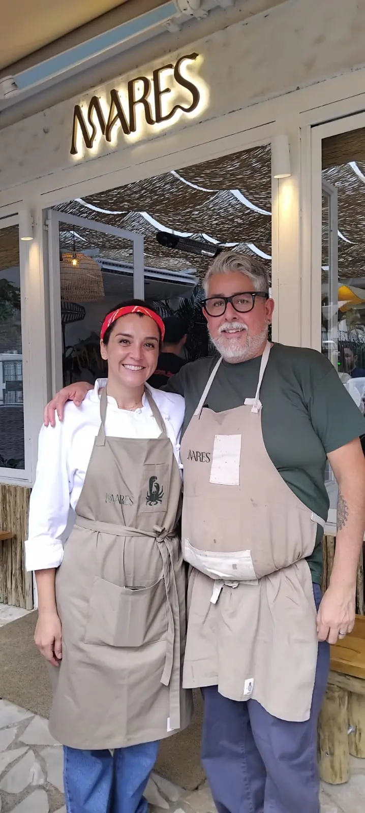 Marisabel Woodman e Alex Mcgregor, chef de cozinha