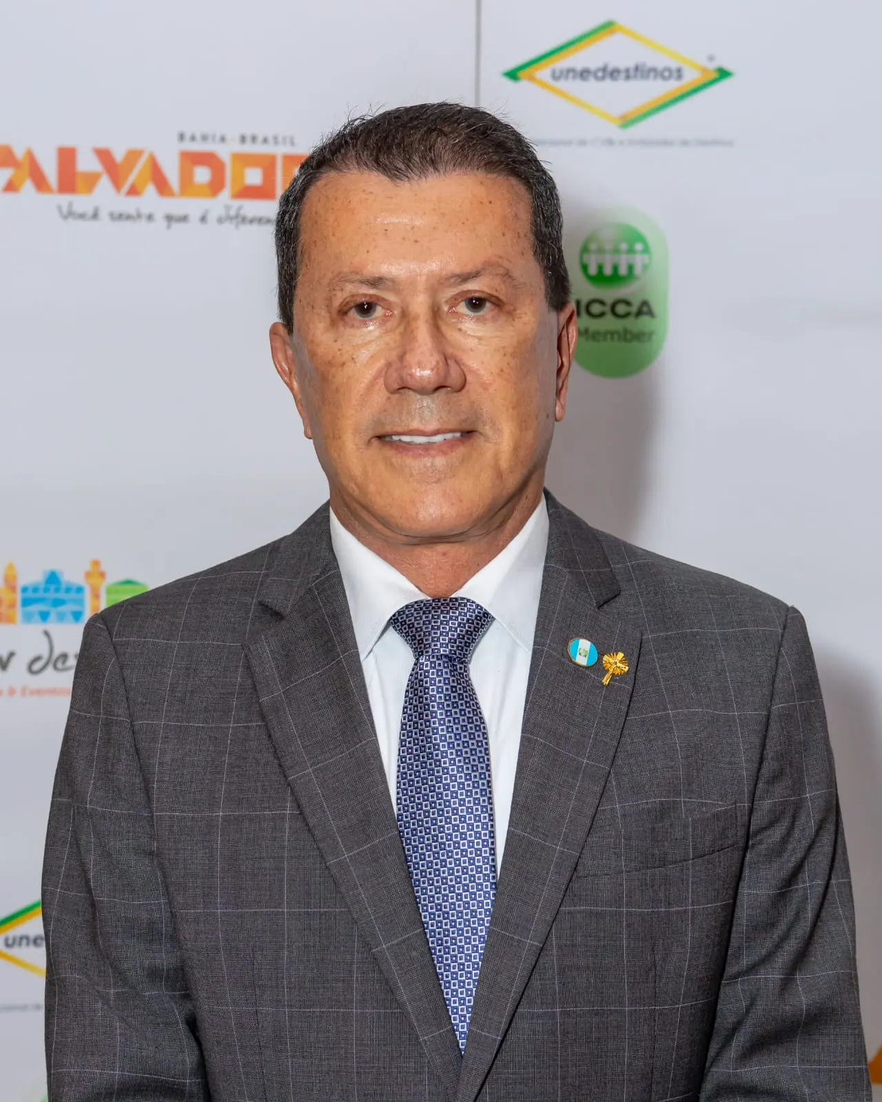 Glicério Lemos durante o tradicional Caruru da Salvador Destination, evento que marcou o encerramento de sua gestão e a apresentação da nova identidade da entidade - Crédito: divulgação