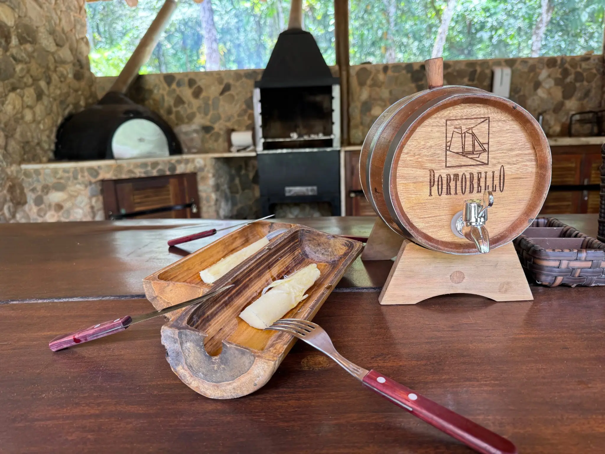 Degustações na visita ao Palmital do Resort ( foto Simone Barros)