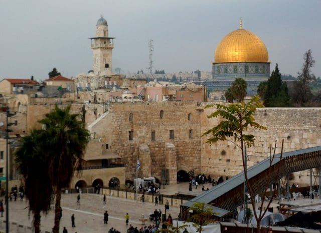 Vista de Jerusalém, em Israel