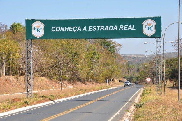 A Estrada Real foi georreferenciada pela CBPM com a utilização de imagens de satélite associadas ao uso de GPS e máquinas fotográficas