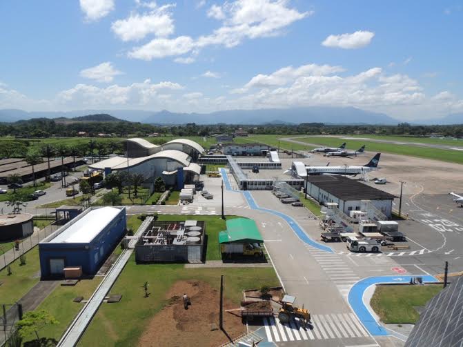 O ano de 2015 foi o período de maior movimentação de passageiros na história do Aeroporto de Joinville, quando foram registradas 518,4 mil pessoas (Foto: Infraero)
