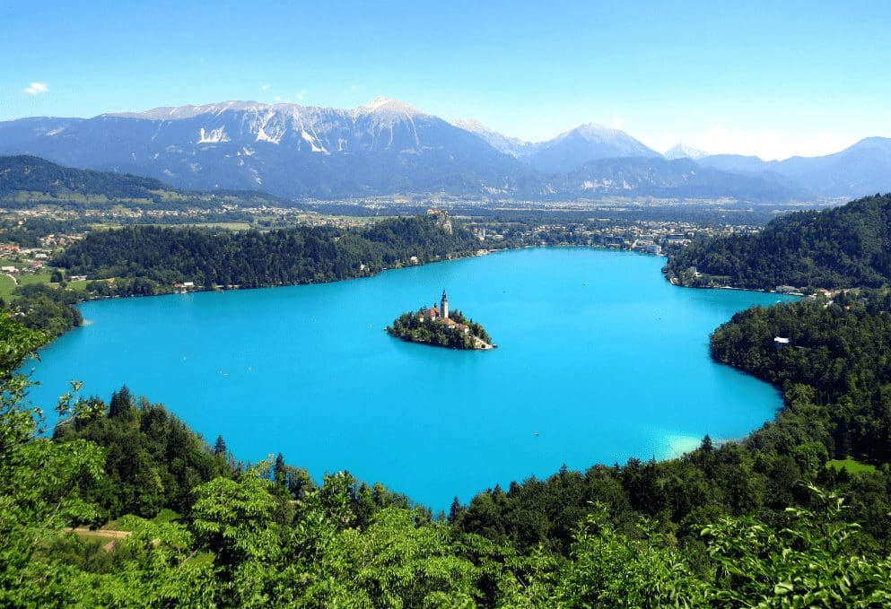 Lago Bled, um dos mais bonitos do mundo. (Foto: Marlk Gregory)