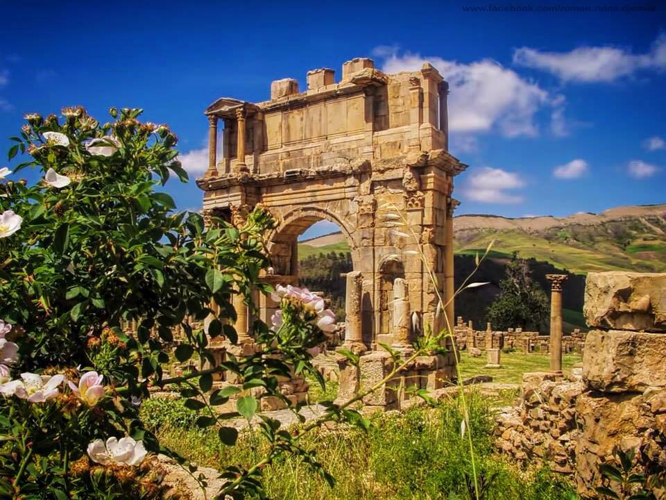 Cidade de Djemila, na Argélia (Foto: divulgação)