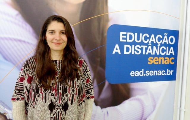 Mariana Almeida Hoff, coordenadora do curso Técnico em Guia de Turismo do Senac EAD