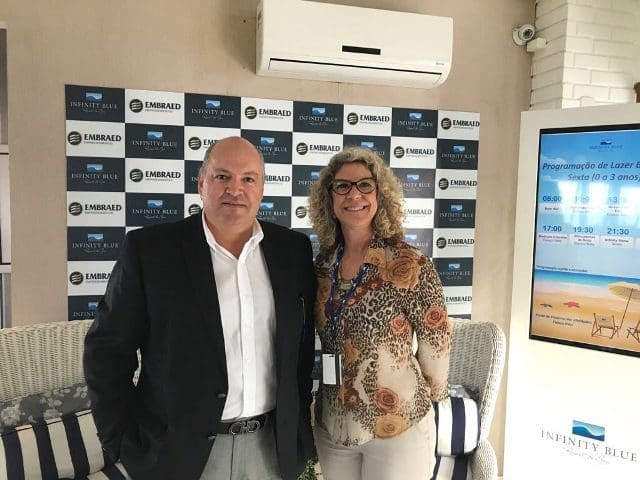 Luis Calle e Denise Amaral