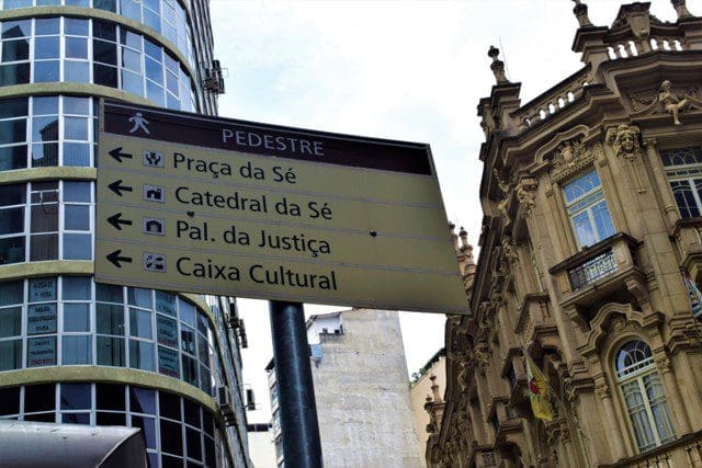 Placa de São Paulo (Crédito: Ana Azevedo/DT)