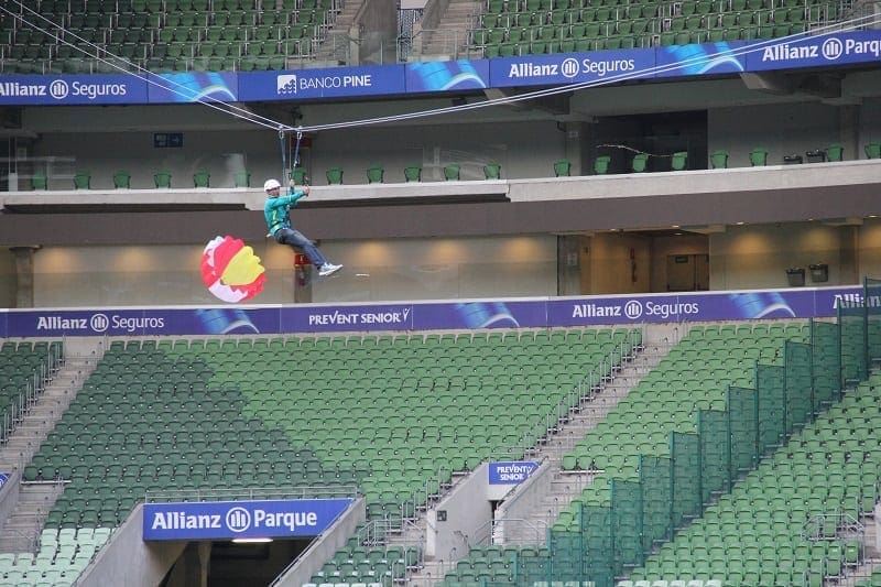 Tirolesa Allianz Parque