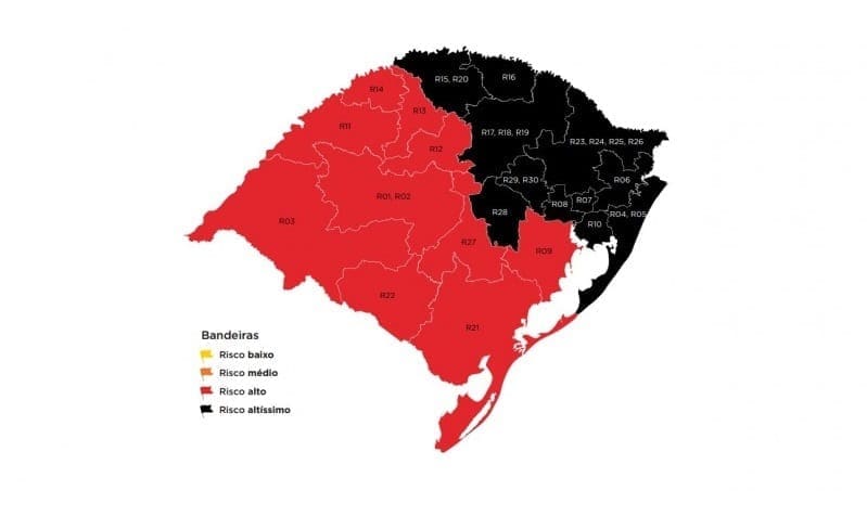 bandeira preta no RG