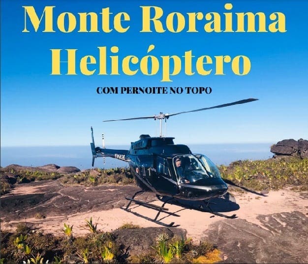 Monte Roraima de helicoptero