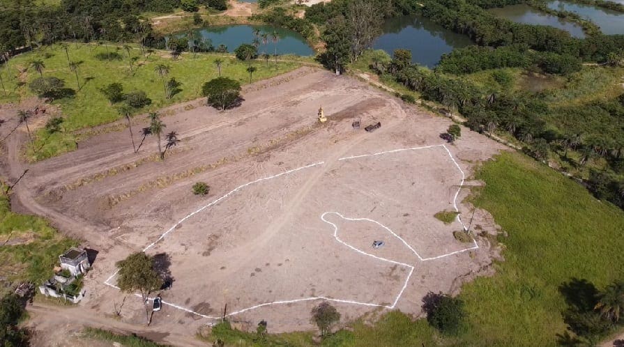 Obras parque aquático MG