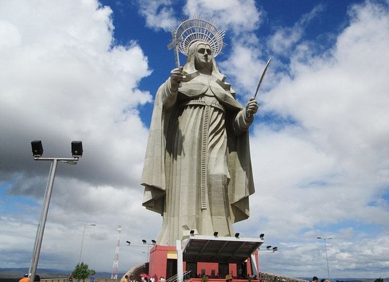 Imagem de Santa Rita a maior do mundo