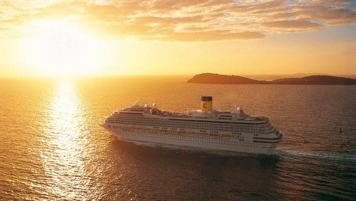 O navio Costa Fortuna sairá do Rio de Janeiro e terá cruzeiros de 8 noites. 