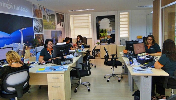 maringa_turismo_escritorio_divulgacao Escritório da agência de turismo corporativo Maringá Turismo (foto: divulgação)
