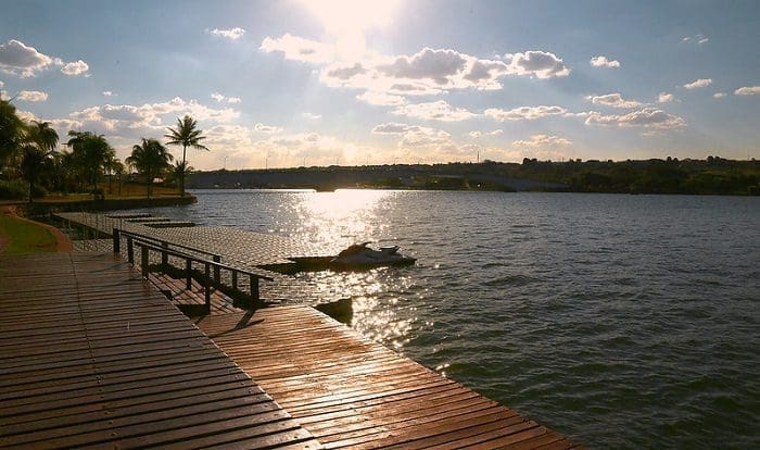 O Pontão do Lago Sul, em Brasília - DF, será um dos lugares visitados pelos alunos no dia 16, segundo dia de visitas.