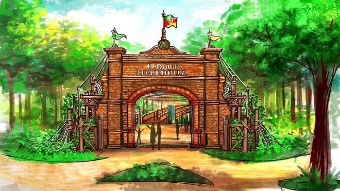 Pórtico de entrada do Parque Harmonia. que deve inteegrar o Parque da Orla (Foto: Imagic)