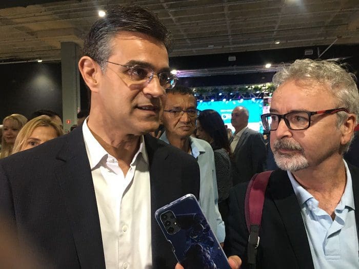 Rodrigo Garcia, Governor of São Paulo, was interviewed by Paulo Atzingen, Editor-in-Chief of Diário do Turismo, and spoke about the creativity of Brazilians.