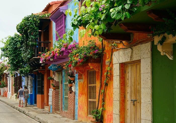 A colorida Cartagena.