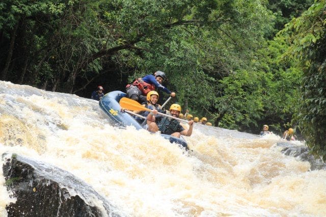 Brotas is famous for rafting