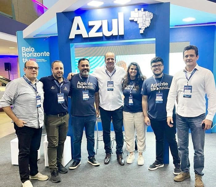 executivos_da_wam_hoteis_em_evento_da_azul Executivos da WAM Hotéis participam de evento da Azul Viagens em Belo Horizonte.