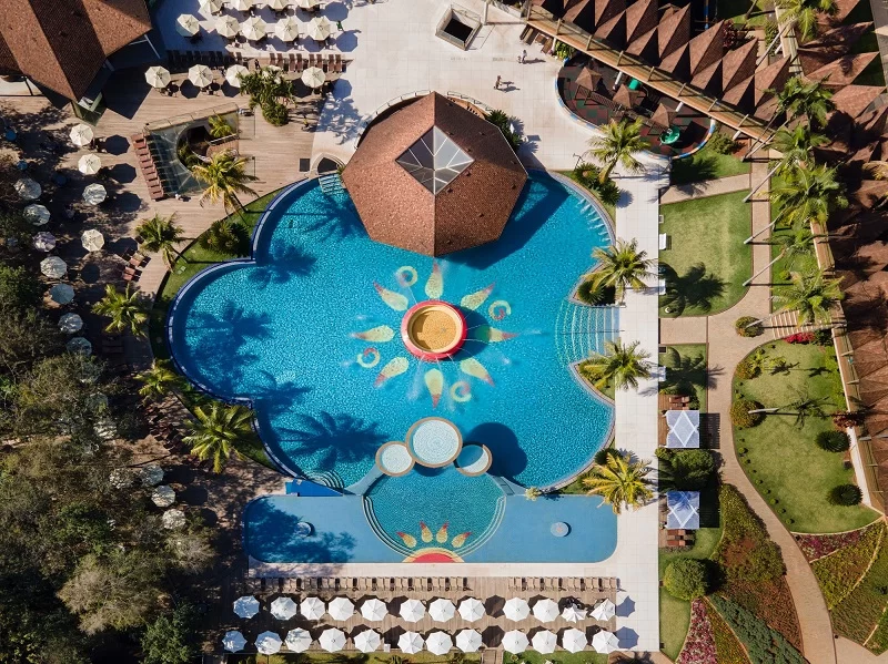 O Recanto Cataratas Thermas, Resort & Convention possui 3 alas