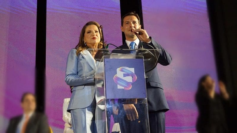 Marta Rossi e Eduardo Zorzanello, CEO´s da Festuris, na abertura oficial de 2022