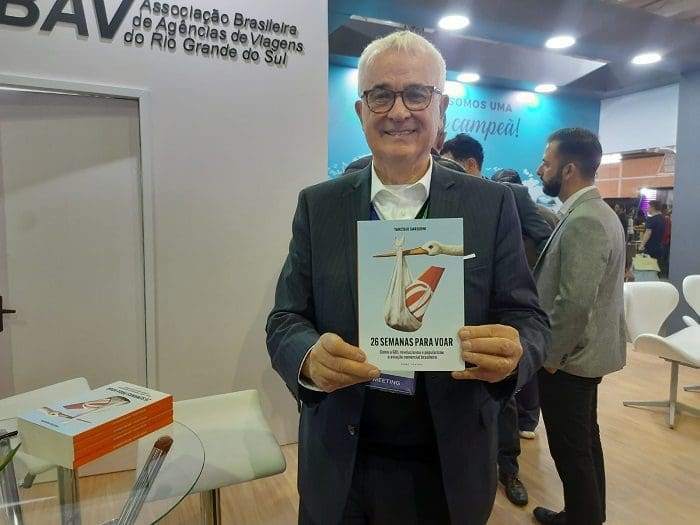 Tarcísio Gargioni, co-fundador da GOL Linhas Aéreas, lançou seu livro 