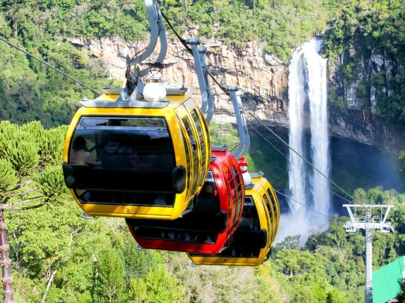 Bondinhos Aéreos na Serra Gaúcha (Foto Divulgação)