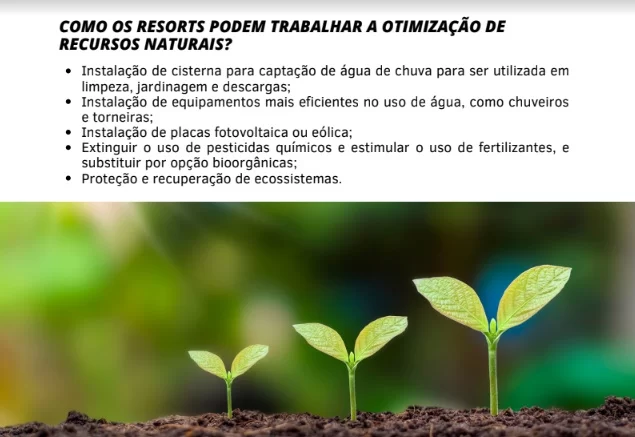 Cartilha ESG da Resorts Brasil ensina como implementar ações sustentáveis com dicas práticas
