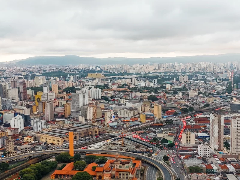 turismo colaborativo - São Paulo visto de cima (foto: Geovana Fraga) Hotelaria Paulista