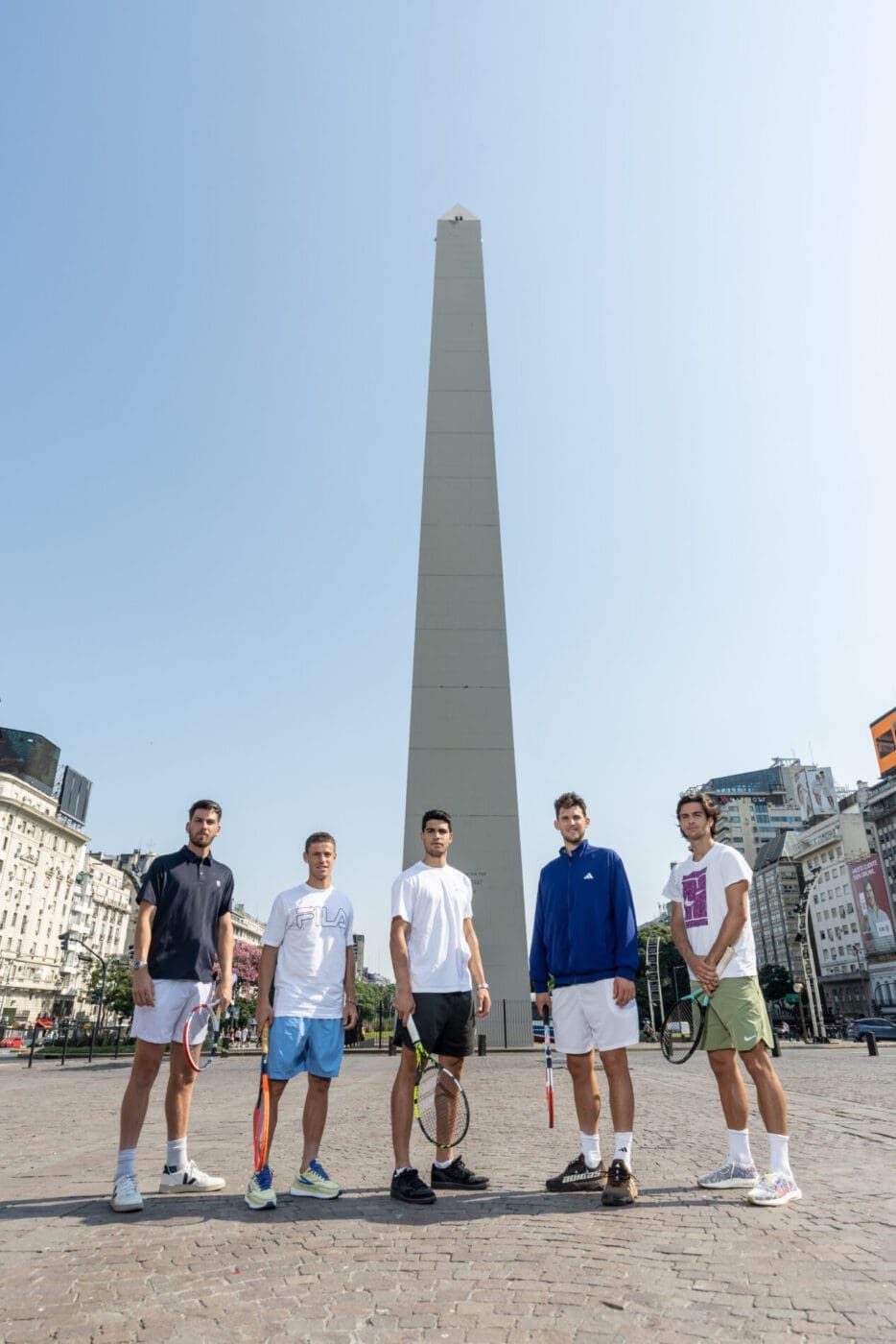 Tenistas no Obelisco 2 23 Tenistas
