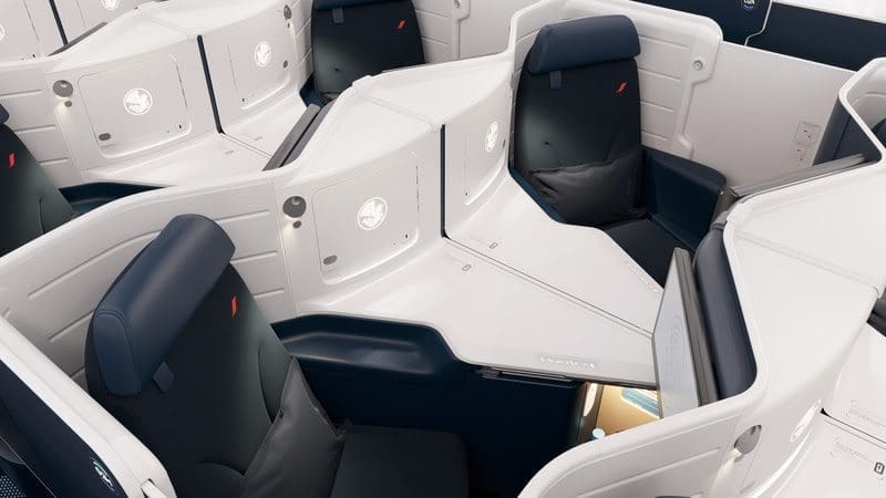 Novo assento da Business Class poderá ser experimentado pelos clientes no Shopping Leblon a partir deste sábado, 1º (Foto: Divulgação Air France) Novo assento da Business Class poderá ser experimentado pelos clientes no Shopping Leblon a partir deste sábado, 1º (Foto: Divulgação Air France)