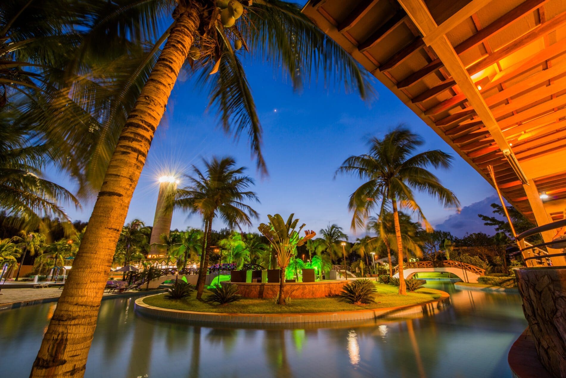 Piscina---Por-do-Sol Blue Tree Thermas de Lins