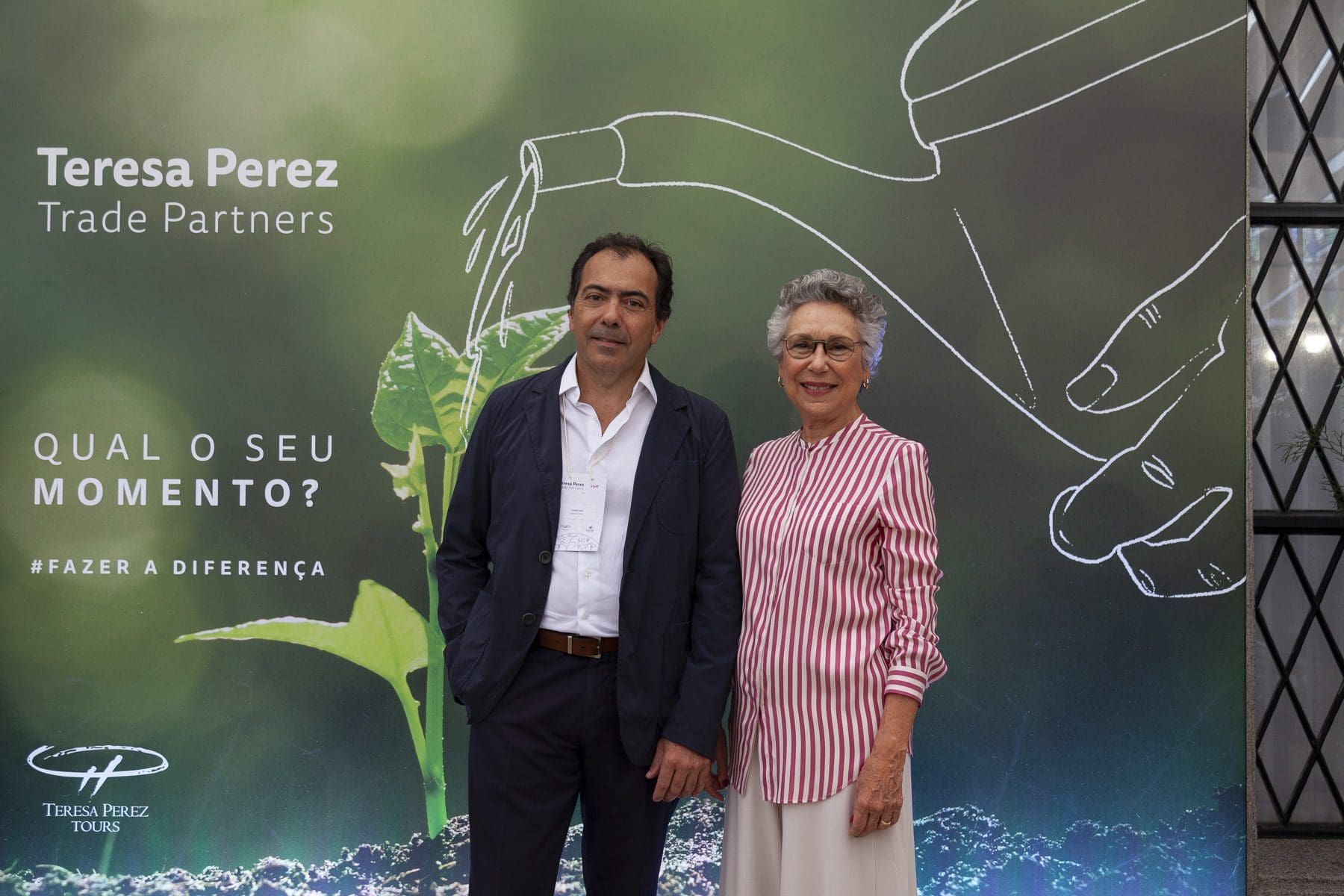 Tomas e Teresa Perez estão à frente do Trade Partners Teresa Perez 2023 (Foto: Adriana Vichi)