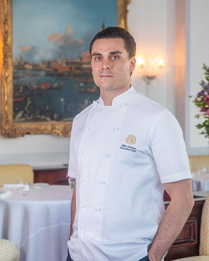 Chef Nello Cassese - Diretor Culinário de todas as propriedades Belmond na América do Sul e chef executivo do Ristorante Hotel Cipriani