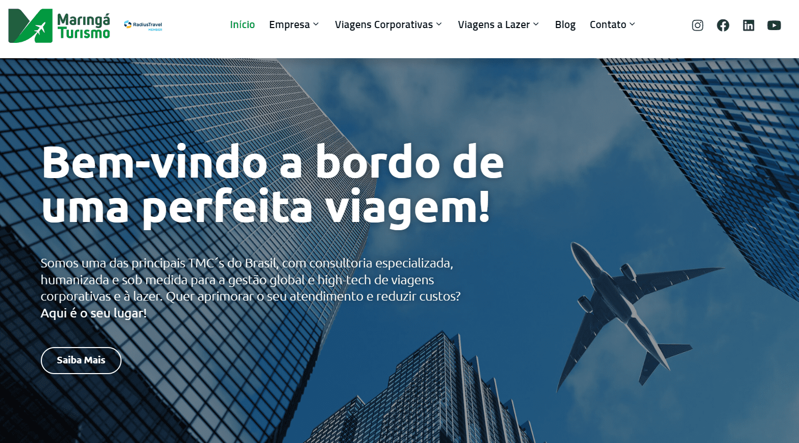 Site novo da Maringá Turismo