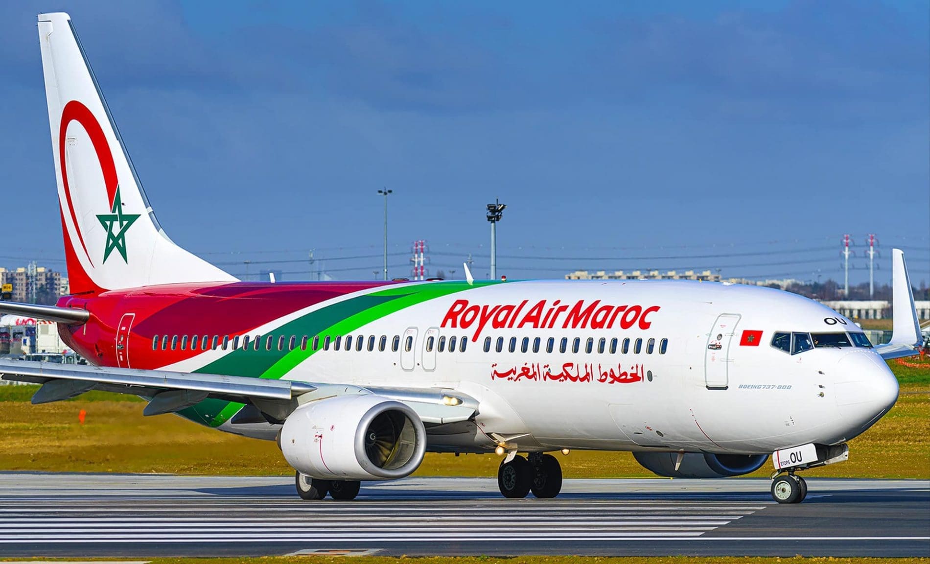 Avião da Royal Air Maroc (Crédito: Divulgação)