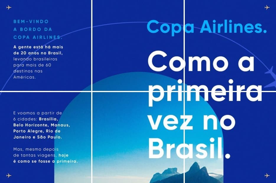 Copa Airlines lança perfil no Instagram para o mercado brasileiro