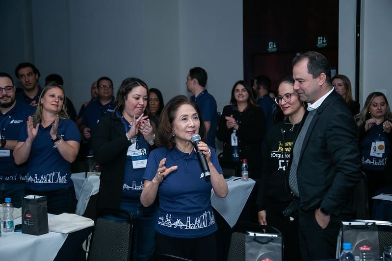 Chieko Aoki, presidente do grupo hoteleiro Blue Tree Hotels (Foto: Marina Lopes)