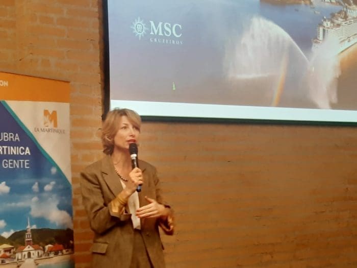 MSC apresenta Pacote Caribe Sul e Antilhas: Caroline Putnoki, diretora da Atout France para a América do Sul