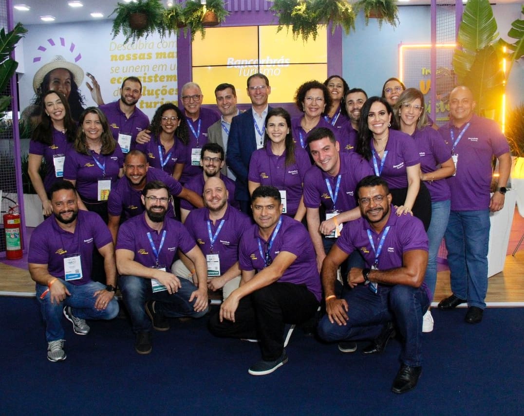 Estande da Bancobrás Turismo na 50ª ABAV Expo