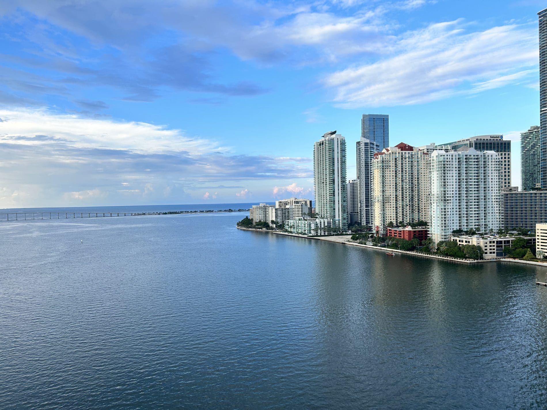 Vista da suíte do hotel Mandarin Oriental Miami